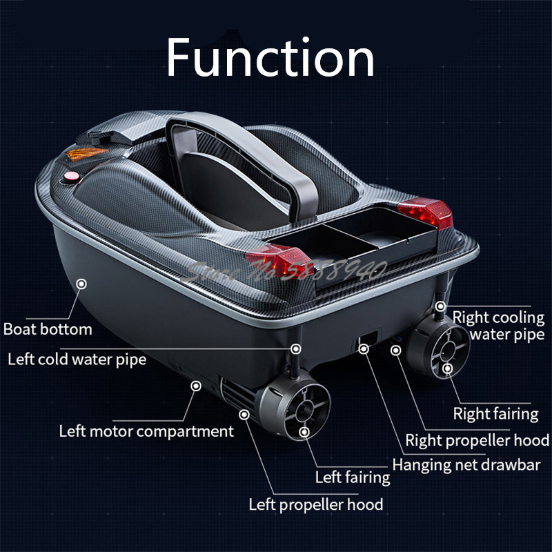 Smart Voice Broadcast RC Bait  - огляд і ціна Fishing Boat Navigation Light
